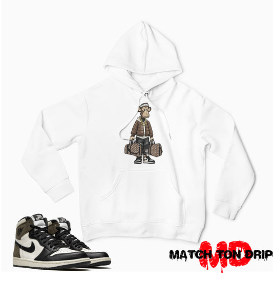 BORED APE HOODIES JORDAN 1 MOCHA