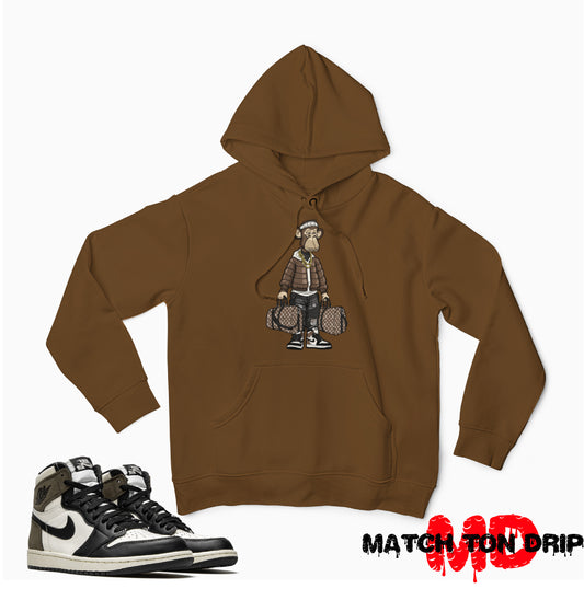 BORED APE HOODIES JORDAN 1 MOCHA