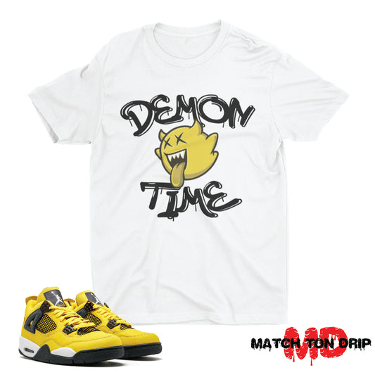 DEMON TIME T-SHIRTS JORDAN 4 LIGHTING