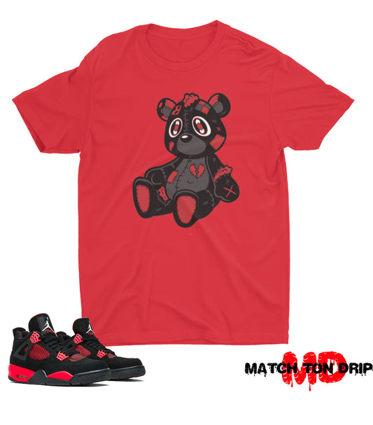HEARTLESS BEAR T-SHIRTS JORDAN 4 THUNDER