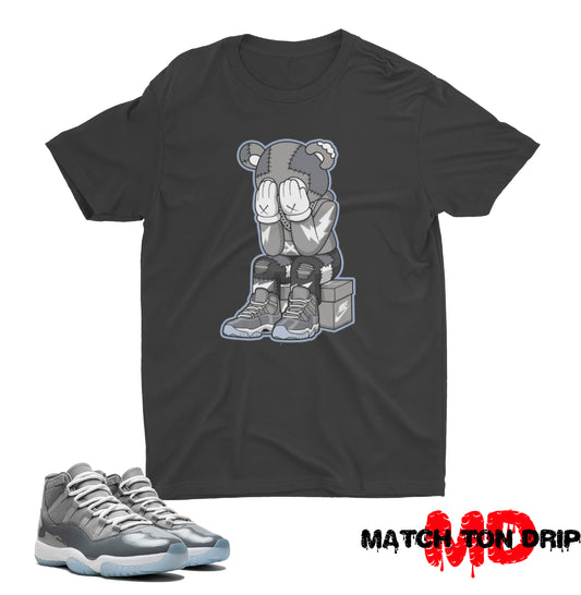 KAWS T-SHIRTS JORDAN 11 COOL GREY
