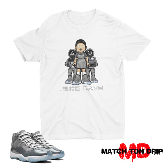 SQUID GAME T-SHIRTS JORDAN 11 COOL GREY