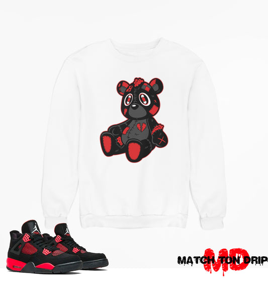 HEARTLESS BEAR CREWNECKS JORDAN 4 THUNDER