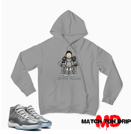 SQUID GAME HOODIES JORDAN 11 COOL GREY