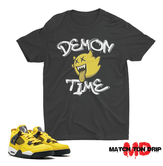 DEMON TIME T-SHIRTS JORDAN 4 LIGHTING
